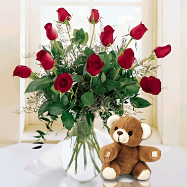 Premium Roses & Teddy
