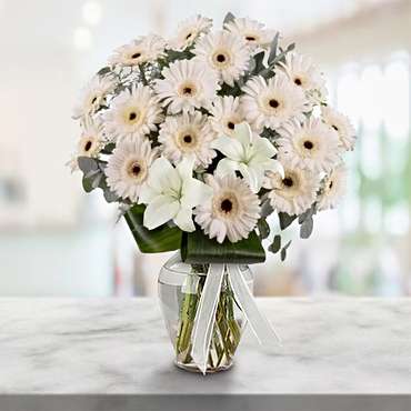 White Lilies & GerberasSALE!